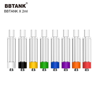 2ml CBD Yağ Kartuşu Seramik Bobin Tüm Cam 510 Threa Kartuşları Sızdırmaz