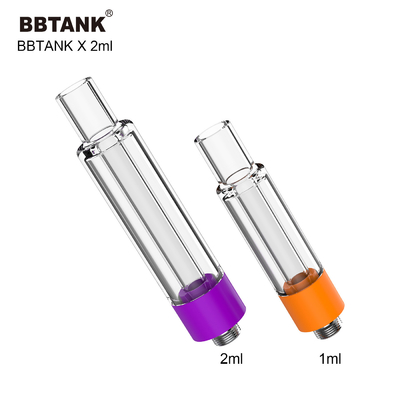 Kalın Kenevir Yağı için BBtank 2.0ml Tüm Cam Kartuş 510 İplik Atomizer